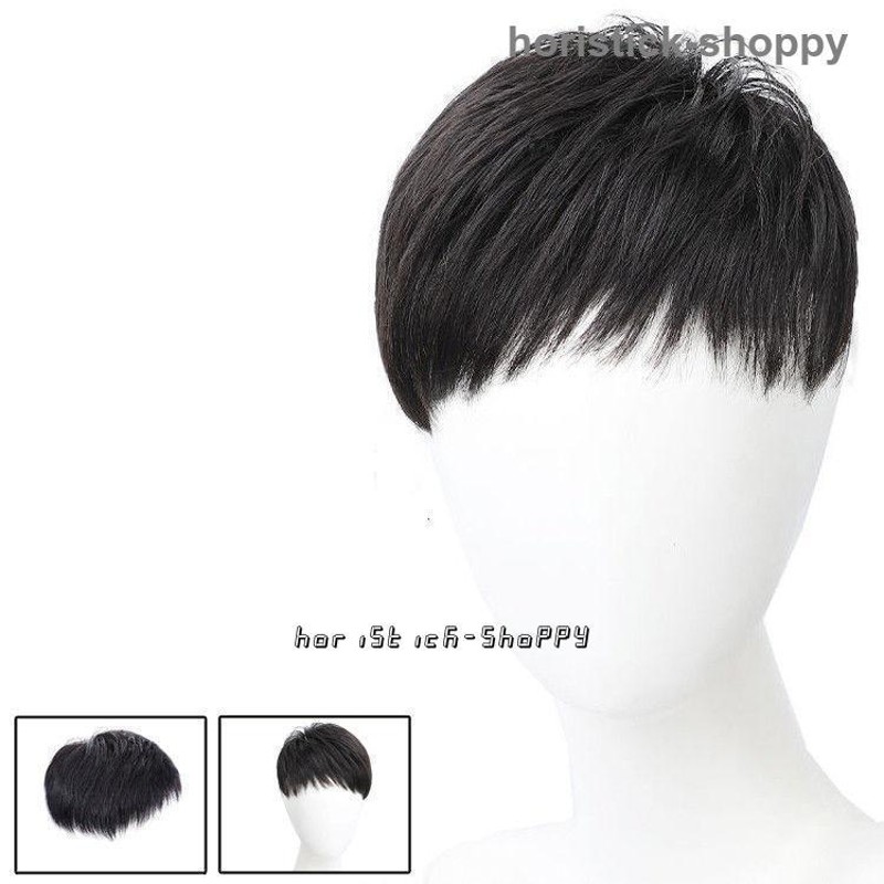 メンズ ウィッグ 男性用 かつら 100%人毛 黑色 匿名発送【14×22】メンズ ウィッグ 男性用 かつら 100%人毛 黑色 部分用