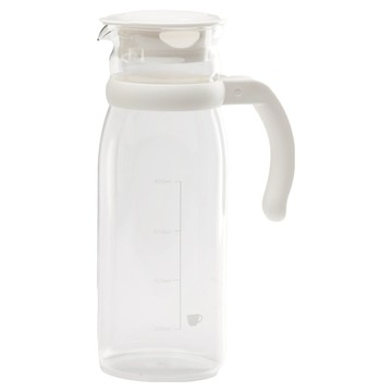 SYG 順陽玻璃 耐熱涼水壺  1個  1215ml  白色