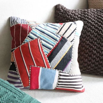 清倉進口波西米亞東南亞風文藝民宿手工拼接藝術靠墊抱枕靠枕套