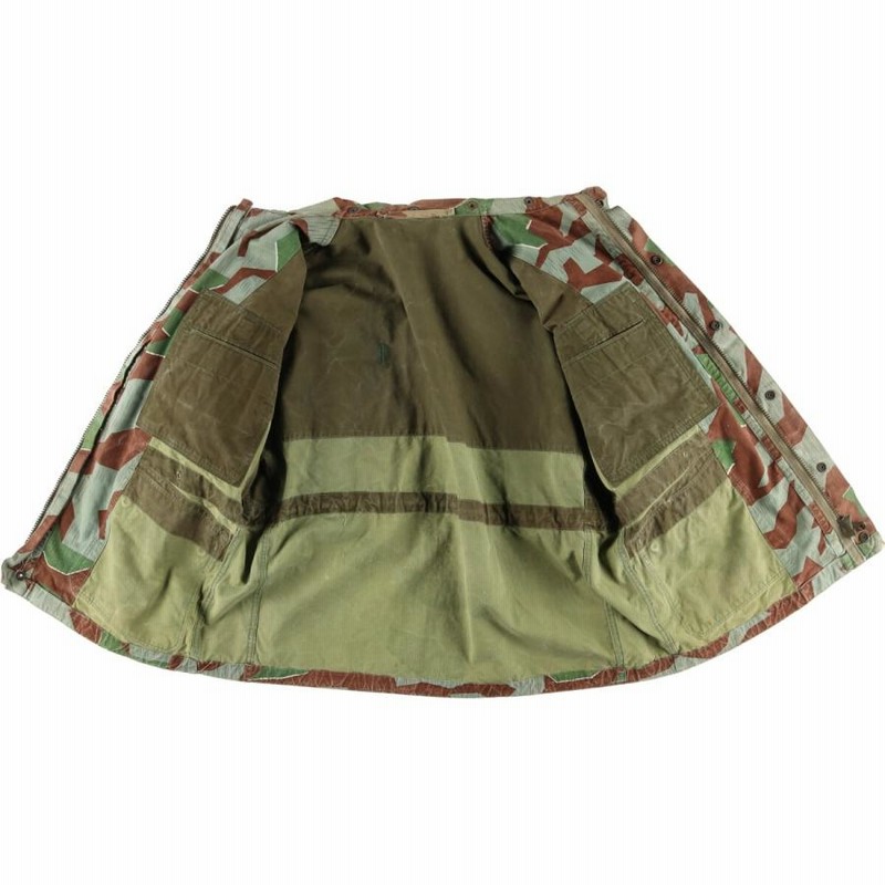 古着 50年代 ドイツ軍実品 スプリンターカモ 迷彩柄 ミリタリー 古着 50年代 ドイツ軍実品 スプリンターカモ 迷彩柄 ミリタリー
