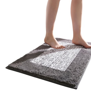 葉子小舖 吸水絨毛地墊 曼切斯特  40 x 60cm  深灰