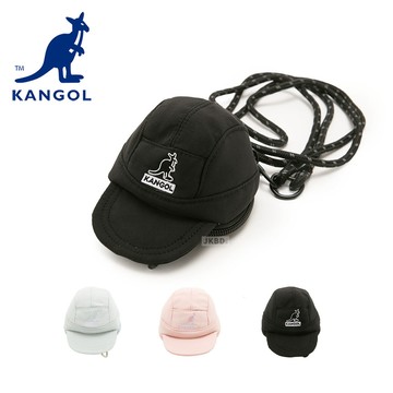 袋鼠 【 KANGOL 】可側背老帽造型錢包 65558783-廠商直送