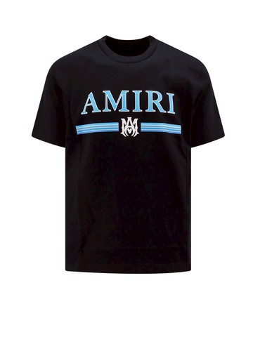 Cotton t-shirt with contrasting logo print - AMIRI - gender_Man