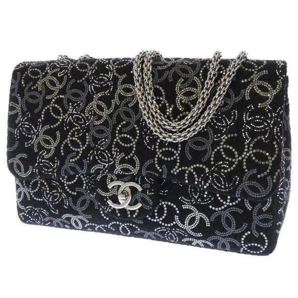 CHANEL ストーン装飾 ショルダーバッグ CHANEL （新品・未使用品）シャネル ラインストーン ココマーク