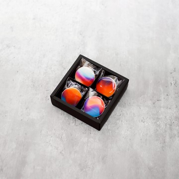 客製系列 │【HUNK MADE男人手作】翻糖餅乾禮盒《宙黑禮盒》(餅乾組合)｜生日禮、彌月禮、節日禮