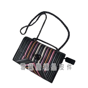 限時 滿3千賺10%點數↘ | 雪黛屋~COACH 方包中容量可肩背斜側背國際正版保證進口防水防刮皮革品證購證塵套提袋等候10-15日C268481
