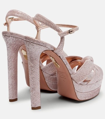 Aquazzura Nina 130 platform sandals