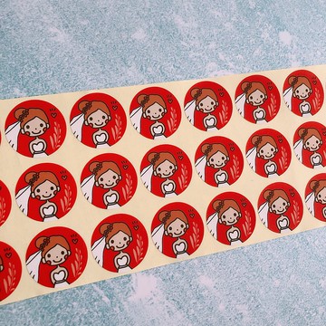 婚禮貼紙 小新娘貼紙 共50枚