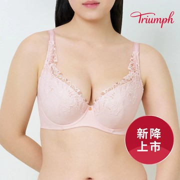黛安芬-FLORALE 緊緻纖型2.0 鋼圈內衣 D-F 柔粉｜16-9038 CQ