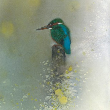 傾聽晨光/林順雄Sunlin在天地間逐風限量授權藝術版畫