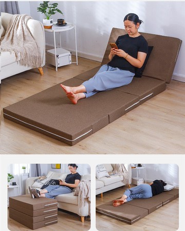 床墊 午睡墊 折疊午睡墊 午休墊 海綿折疊床墊打地鋪午睡墊辦公室單人午休睡墊日式懶人榻榻米學生【MJ21979】