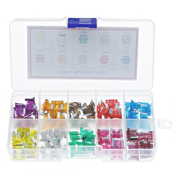 10種迷你汽車保險片熔斷器插片3/5/10/15/20/25/30/35/40A保險絲