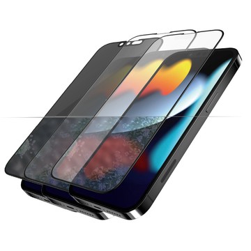 PanzerGlass 丹麥 2.5D滿版耐衝擊抗菌高透/防窺/霧面鋼化玻璃保護貼 iPhone 13 Pro Max(6.7 吋)