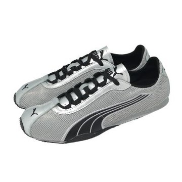 Puma 休閒鞋 H-Street Chrome 男女鞋 銀 黑 406126-05