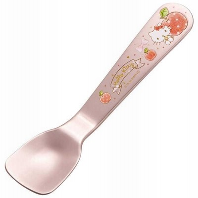 スケーター　アルミ製アイスクリームスプーン ハローキティ ハピネスガール ピンク　SA1