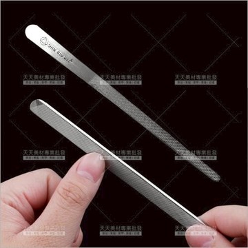 不銹鋼指甲銼刀-單入[88338]指甲彩繪磨指甲