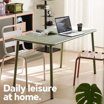 左下塞拉長桌露天餐桌別墅庭院陽臺桌戶外休閑桌子簡約花園防水桌