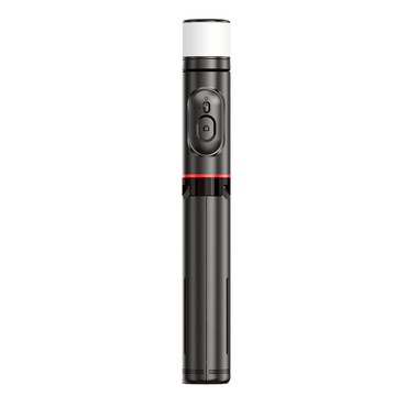 CYKE 美顏補光燈藍牙遙控LED補光直播手機支架/自拍棒 + 三腳架  1套  L16  神秘黑