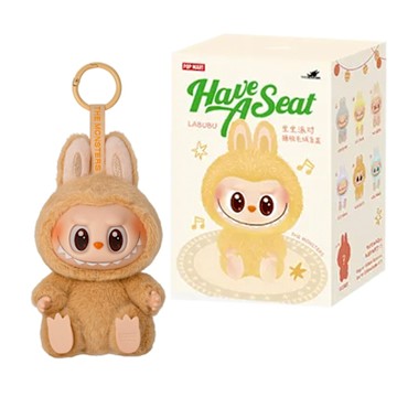 Pop Mart The Monsters Labubu坐坐派對糖膠毛絨單一盲盒