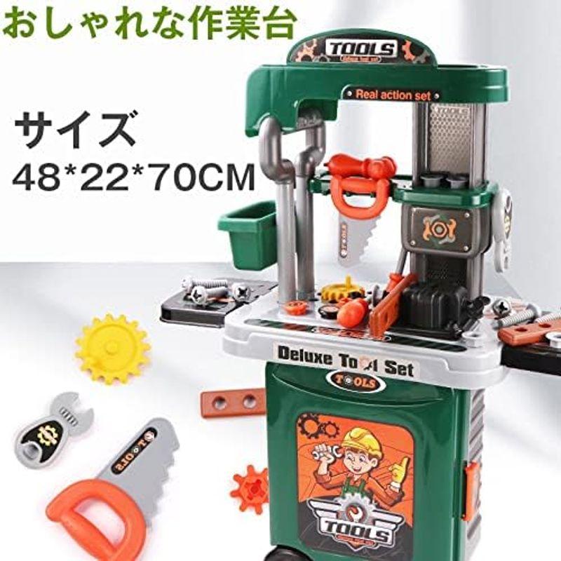 CORPER TOYS おままごと 大工さんおもちゃ 大工さんセット 2IN1 工具