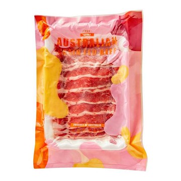 冷凍澳洲穀飼牛五花火鍋肉片 250g