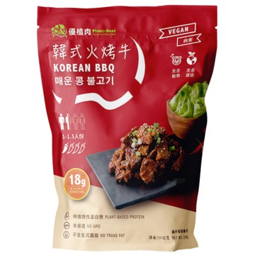 [家速配]優植肉韓式火烤牛(全素)