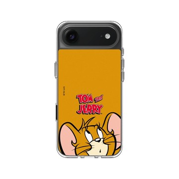 iPhone Air Clear Case（相機按鈕） 透明 - 湯姆貓與傑利鼠 Tom and Jerry - 大臉傑利鼠