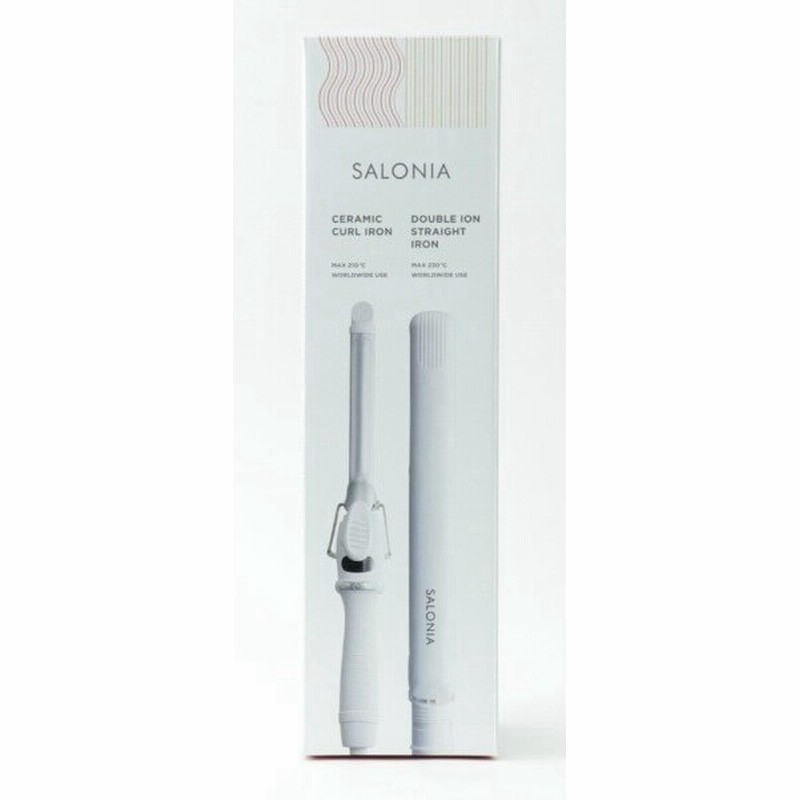 サロニア Salonia Salonia Happy Hair Box White 004sw 008sw 19mm ヘアアイロン ストレート カール 2本セット Salshw 新品 送料無料 通販 Lineポイント最大1 0 Get Lineショッピング