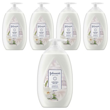 Johnson's 嬌生 美體主張煥采透亮乳液 維他命B3 百合梨果香  500ml  5瓶