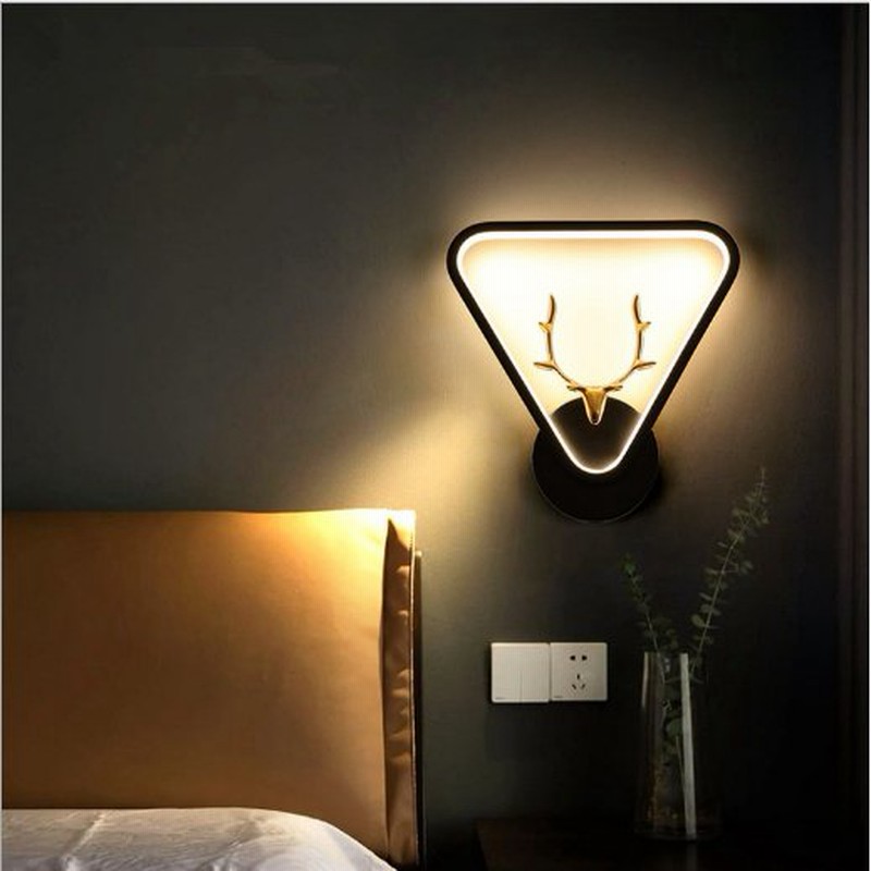 ブラケットライト 北欧 ベッドライト 鹿の角飾りランプ Led インテリア 玄関灯 壁掛け照明 廊下 書斎 寝室 ウォールライト 工事必要 リビング 三角形 通販 Lineポイント最大0 5 Get Lineショッピング