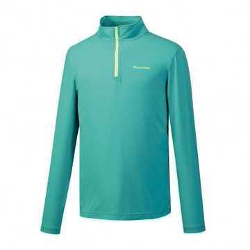 【【蘋果戶外】】山林 42P07 73 春綠【男款】半門襟快熱保暖上衣 刷毛衣保暖衣中層衣運動上衣 Mountneer 秋冬