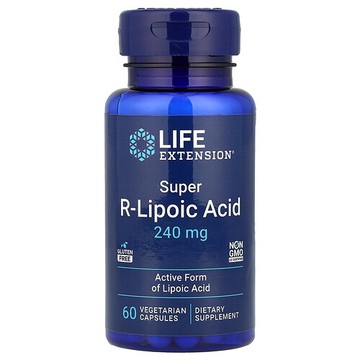 Life Extension, Super 右旋硫辛酸，60 粒素食膠囊