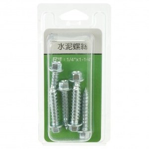 645水泥螺絲1/4X1-1/4