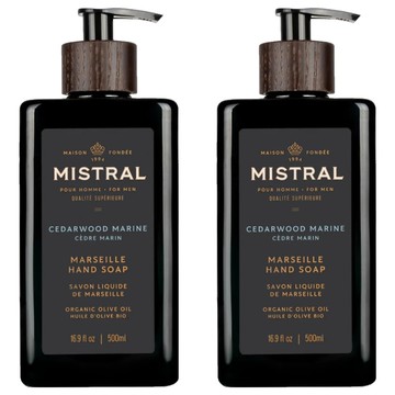 MISTRAL BODY 洗手露 海洋雪松 500ml 溫和清潔 滋潤保濕 清新香氛  2瓶