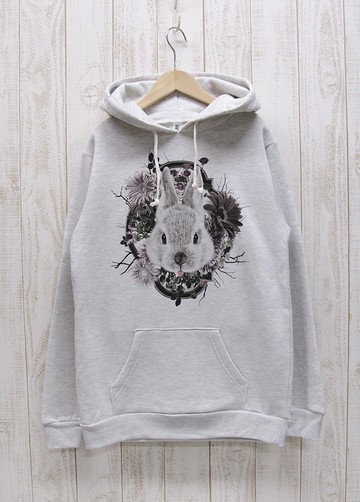 ronronRABIT 派克花框 Heather 白 / R033-P-HWH