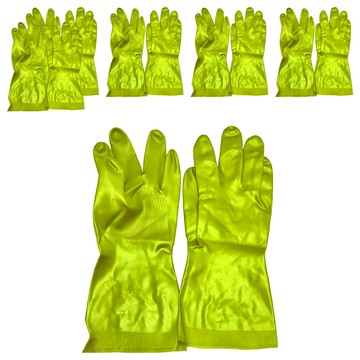 DUNLOP 敏感肌膚清潔手套  M  綠色  6雙