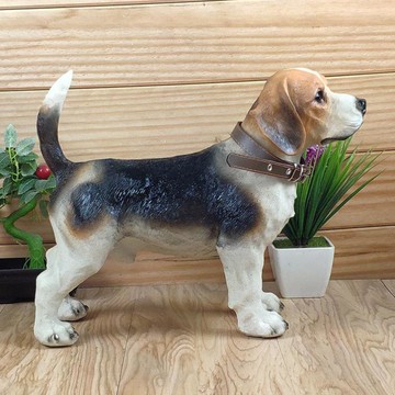 仿真狗存錢罐擺件生肖狗狗創意樹脂工藝品客廳酒柜電視柜家居裝飾