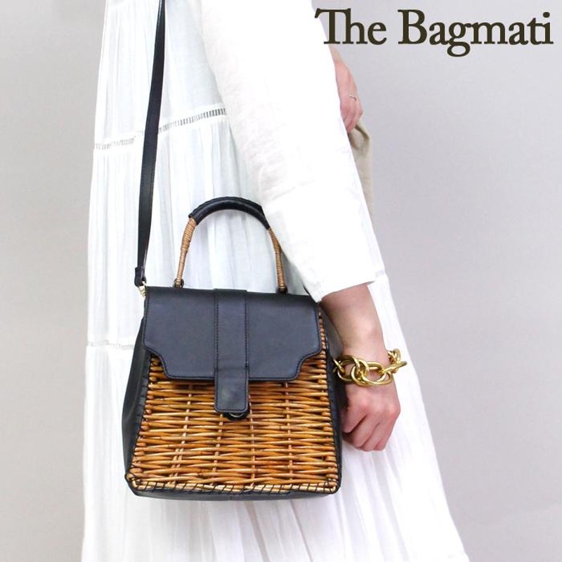 受注生産品 The Bagmati カゴバッグ 巾着 レザー スクエア 大容量 - バッグ