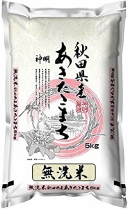  無洗米 秋田県産 あきたこまち 5kg 令和4年産