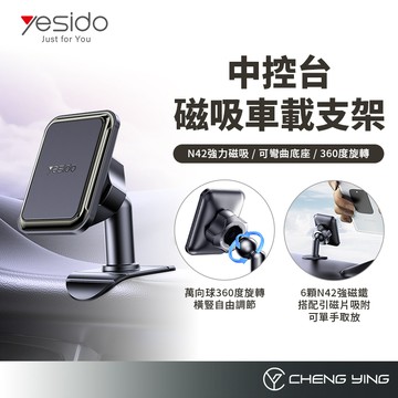 yesido 磁吸 手機支架 中控台 出風口 兩用 車用支架 手機架 車架 車載 支架 導航 儀錶板 中控台 C204