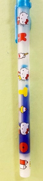 【震撼精品百貨】Hello Kitty 凱蒂貓~日本三麗鷗 KITTY 原子筆/中性筆-油亮藍#68609