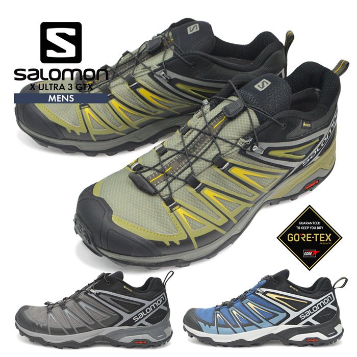 サロモン シューズ メンズ 靴 Salomon 登山靴 防水 トレッキング アウトドア スニーカー X Ultra 3 Gtx ゴアテックス キャンプ トレイルランニング 通販 Lineポイント最大0 5 Get Lineショッピング
