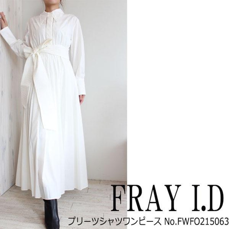 SALE 30%OFF FWFO215063,FRAY I.D,,プリーツシャツワンピース,フレイ