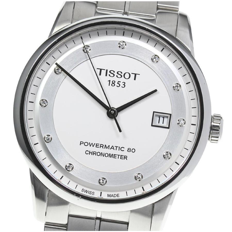 【TISSOT】ティソ T-クラシック ラグジュアリー T086408 ダイヤ 自動巻き メンズ 【21105】 | LINEショッピング