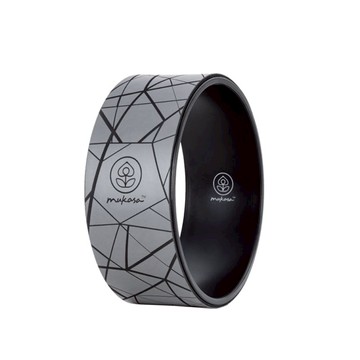 【新年特惠開跑】PU瑜珈輪 - 灰/幾何 - MUK-21507