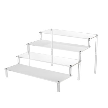 壓克力展示架 40cm 4層  透明色  1個