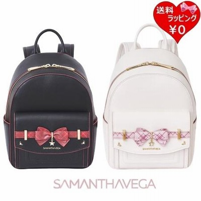 サマンサベガ Samantha Vega リュック チェックアクセントリボン