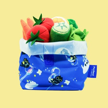 好日子 | Pockeat環保食物袋(小食袋)-小油画-奇幻泡泡