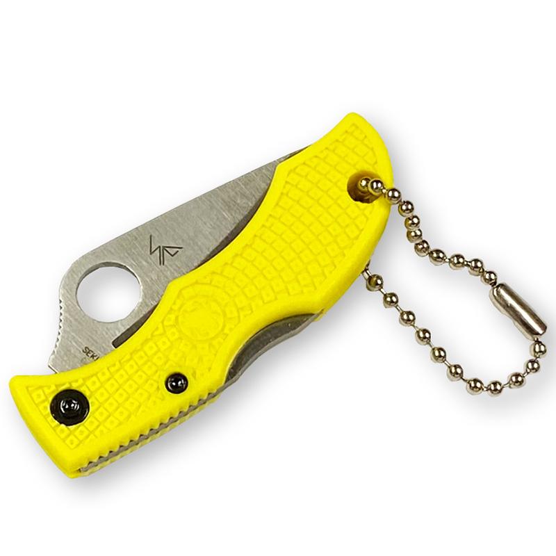 Spyderco レディバグ3 ソルト 直刃 H2鋼材 サビにくいナイフ YL LYLP3