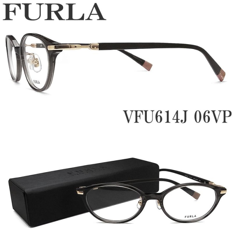 【新品】FURLA　フルラ　メガネフレーム　ケース付き　デモレンズ　ダテメガネ 新品】FURLAフルラメガネフレームケース付きデモレンズダテメガネ